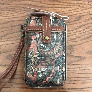 Sakroots smart phone wristlet